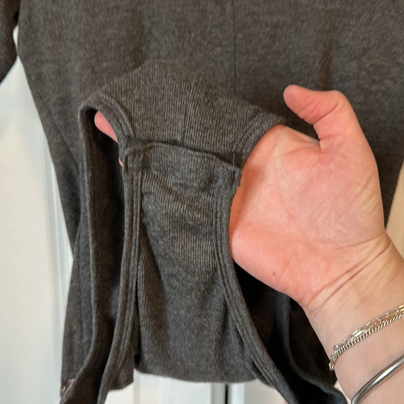 Grey ribbed bodysuit - Picture 5 of 5